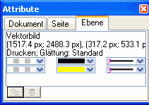 Mehrere Füll- und Linienstile