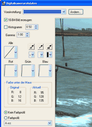 Digital Kamera Raw Import