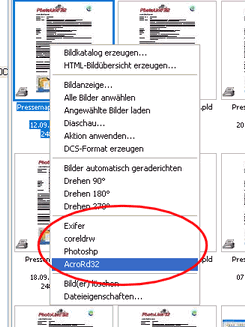 Aufruf von Fremdprogrammen