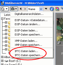 IPTC-Daten laden/speichern