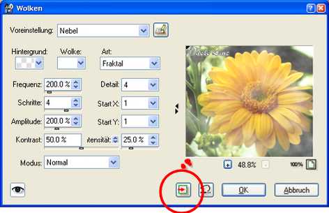 Arbeitsebenenerstellung aus den Funktionsdialogen