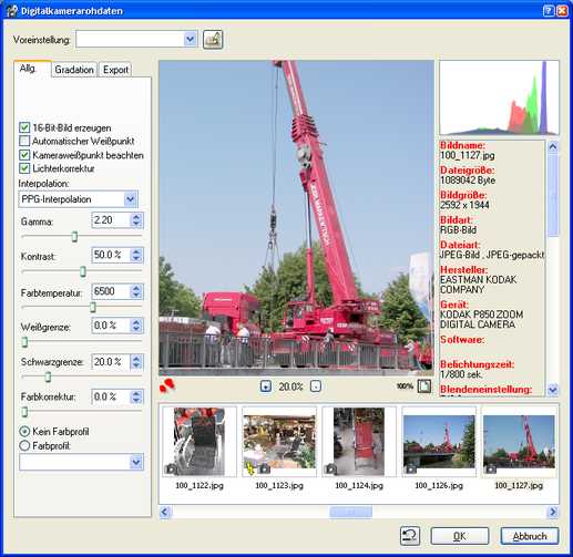 Einstellbare Informationsfelder
