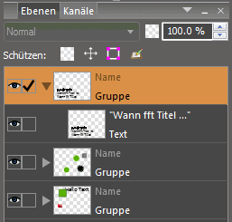 aufklappbaren Listen