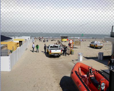 Farbe nach Transparenz Beispiel