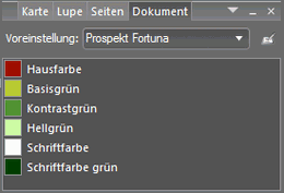 Dokumentfarbliste