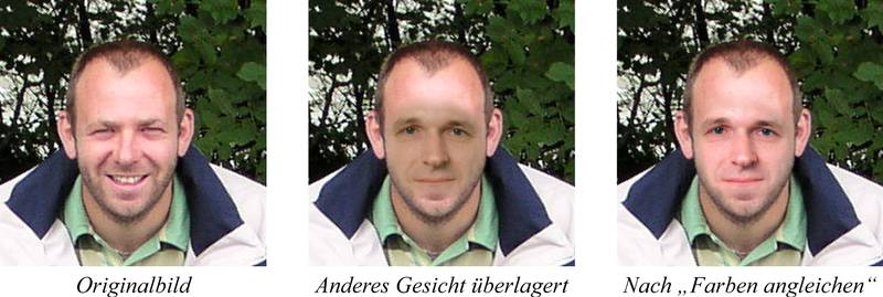 Muster Farben angleichen